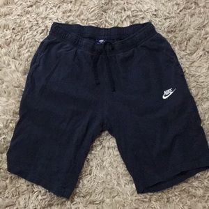 Nike sweat shorts size L but more like Medium